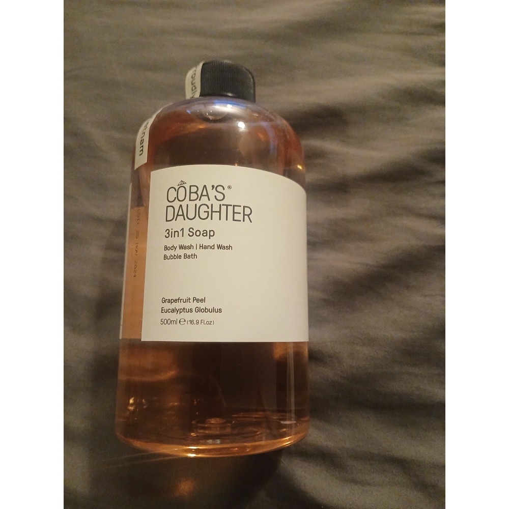 COBA'S DAUGHTER 3-in-1 Soap. Body Wash, Hand Wash, & Bubble Bath Grapefruit Peel